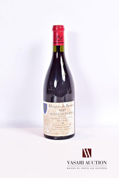 null 1 bouteille	AUXEY DURESSES 1er Cru - Hospices de Beaune - Cuvée Boillot		1995
	mise...