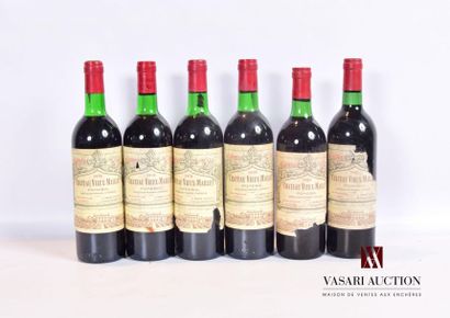 null 6 bouteilles	Château VIEUX MAILLET	Pomerol	
	1 bouteille de 1981, 1 bouteille...