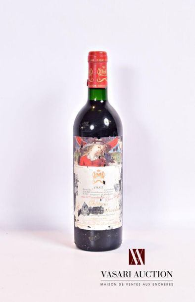 null 1 bouteille	Château MOUTON ROTHSCHILD	Pauillac 1er GCC	1985
	Et. de Paul Delvaux,...