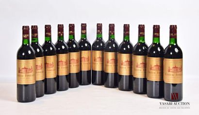 null 12 bouteilles	Château FONRÉAUD	Listrac Médoc CB	1993
	Et. impeccables. N : 7...