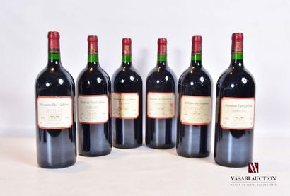 null 6 magnums	DOMAINE DES CAILLOUX	Bordeaux	1993
	Et.: 3 à peine tachées, 3 tachées...