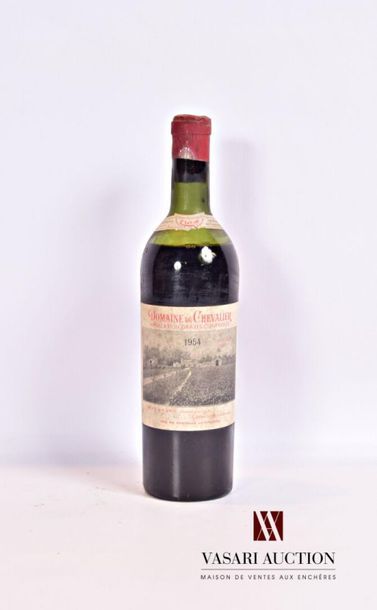 null 1 bouteille	DOMAINE DE CHEVALIER	Graves GCC	1954
	Et. fanée et tachée mais lisible....