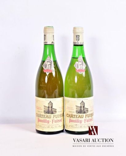 null 2 bouteilles	POUILLY FUISSÉ "Château Fuissé" Vieilles Vignes mise M. Vincent...