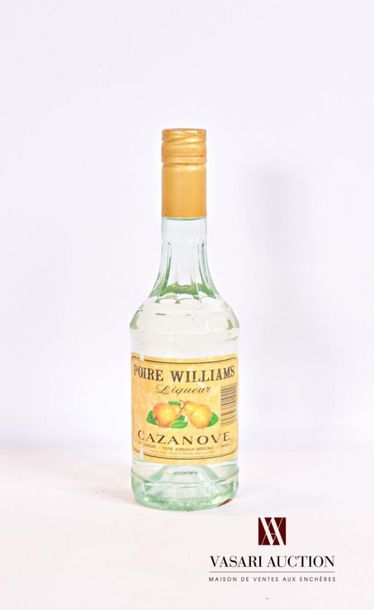 null 1 bouteille	Liqueur de Poire Williams mise CAZANOVE		
	50 cl - 24°. et. un peu...