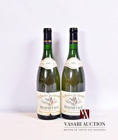 null 2 bouteilles	HERMITAGE blanc "Le Chevalier de Sterimberg" mise Paul Jaboulet...