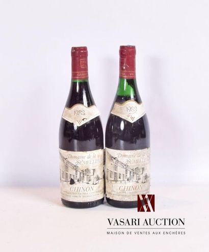 null 2 bottlesCHINON put Domaine de La Sémellerie1983
And. stained and a little torn....