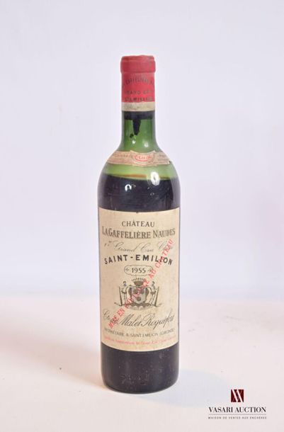 1 bouteille	Château LA GAFFELIÈRE NAUDES	St...