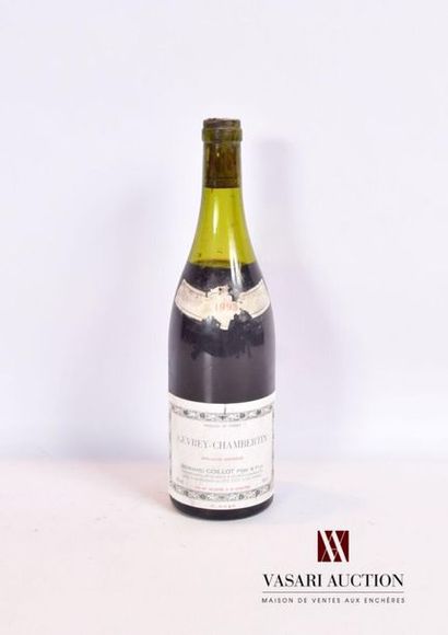 null 1 bouteille	GEVREY CHAMBERTIN mise Bernard Coillot Père & Fils		1993
	Et. un...