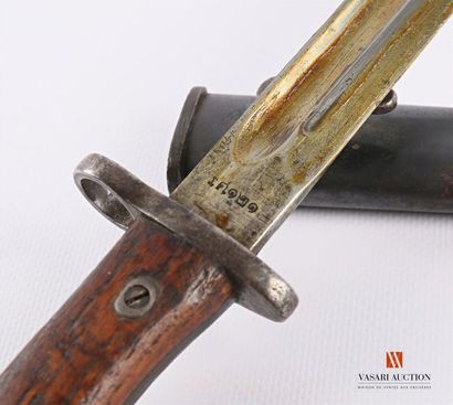 null Baïonnette système MAUSER modèle 1902 pour le Siam, lame de 24,9 cm, marquée...