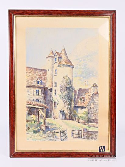 null BONTEMPS F

Entrance of the castle

Watercolour on paper pasted on cardboard

Signed...