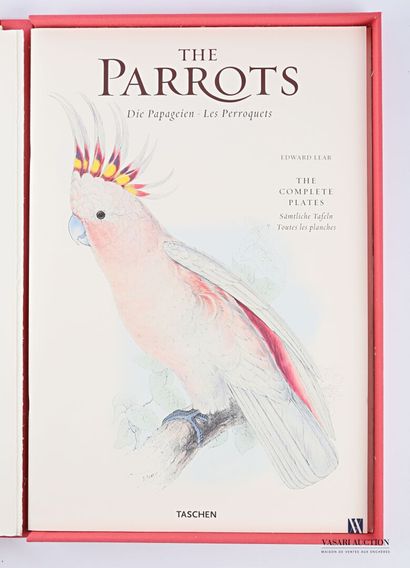 null Suite of eighteen colour lithographed plates depicting various breeds of parrots...
