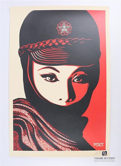 null FAIREY Shepard (born 1970)

Mujer Fatale - Peace 

Offset printing on paper...