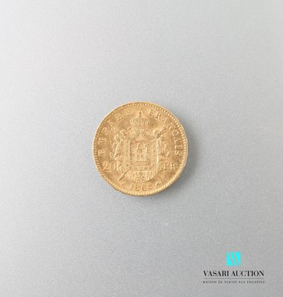 null Pièce en or, 20 francs, Napoléon III, 1868

Poids : 6,43 g