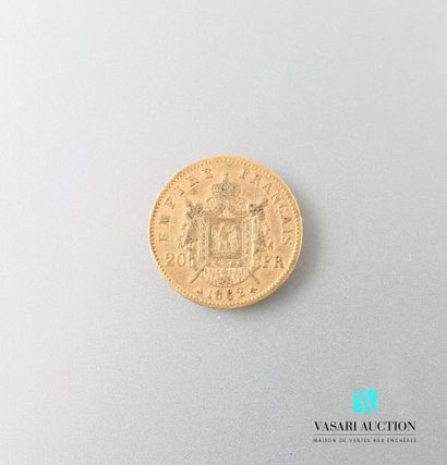 null Pièce en or, 20 francs, Napoléon III, 1862

Poids : 6,36 g