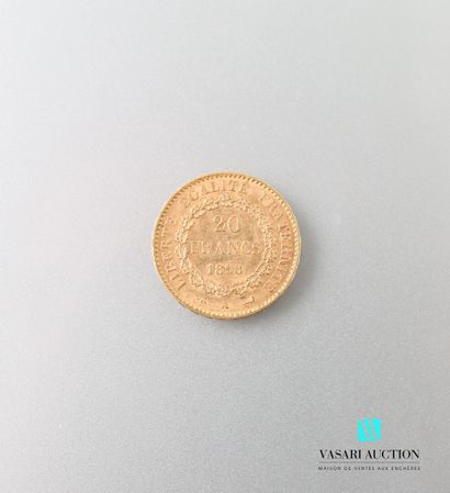 null Pièce en or, 20 francs, République Française, 1898

Poids : 6,43 g