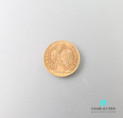 null Pièce en or, 20 francs, République Française, 1912

Poids : 6,46 g