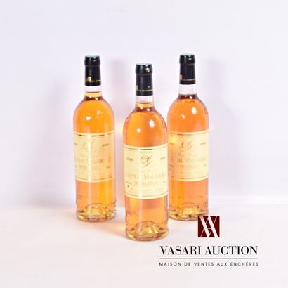 null 3 bouteilles	MONBAZILLAC "Cuvée Prestige" mise Château MALFOURAT		2003

	Et....