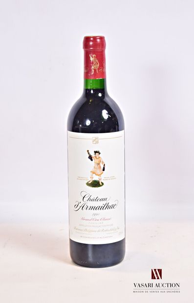 1 bouteille	Château d'ARMAILHAC	Pauillac...