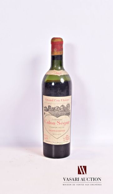 null 1 bottleChâteau CALON SÉGURSt Estèphe GCC1953

	And. a little faded and a little...