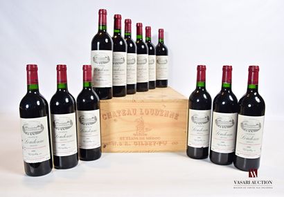 null 12 bouteilles	Château LOUDENNE	Médoc CB	1995

	Et.: 6 impeccables, 6 un peu...