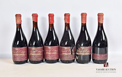 null 6 bouteilles	Château VIEUX L'ESTAGE	Bordeaux Sup.	NM

	Et.: 2 un peu tachées,...