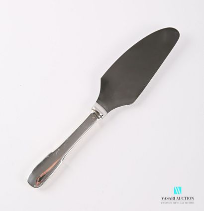 null Pie spatula, single flat silver handle, stainless steel spatula.

Gross weight:...