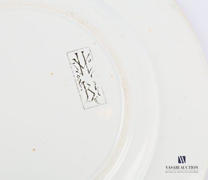 null BORDEAUX - Manufacture Jules Vieillard

Fine earthenware plate, model called...
