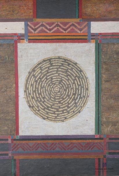 null JANI (20th century)

Mandala 3

Mixed technique

Titled and dated 2000 on the...