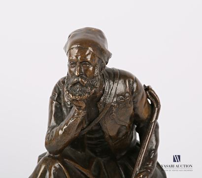 null 
FRÉMIET Emmanuel (1824-1910)




Zouave assis




Bronze à patine brune




Signé...