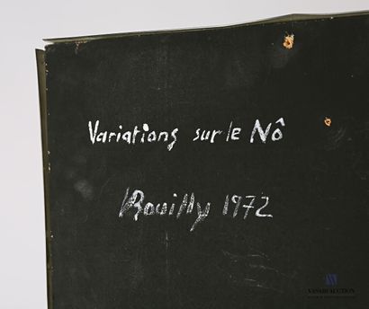 null BOUILLY René (1921-2019)

Variations sur le Nô

Gouache sur panneau

Signée...