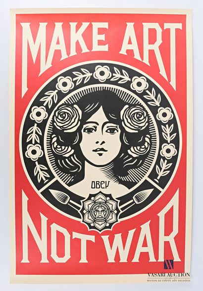 null FAIREY Shepard (né en 1970), d'après

Make art Not war

Impression offset sur...