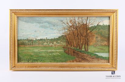 null GUILLEMET Jean-Baptiste Antoine (1843-1918)

View of a country lane 

Oil on...