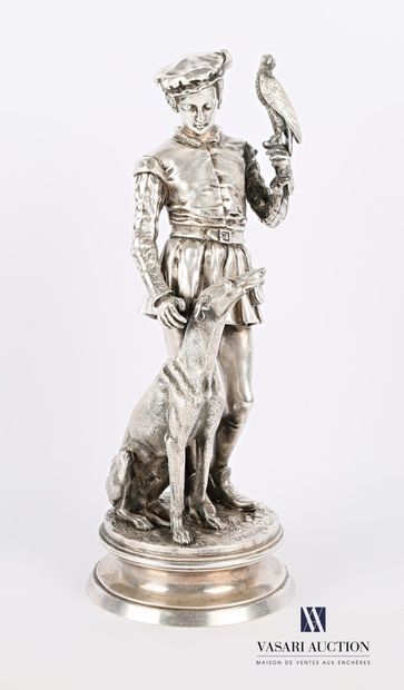 null DUBUCAND Alfred (1828-1894), d'après

Fauconnier et son lévrier

Sujet en bronze...