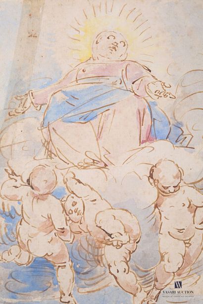 null Ecole Italienne du XVIIIème siècle

L'Ascension du Christ

Lavis 

(petits manques...