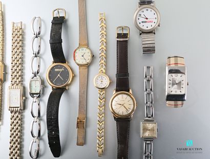 null Lot de montres bracelet de dame comprenant, une montre de marque Kélia, une...
