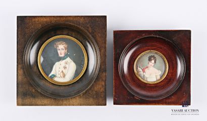 null Portrait of the King of Rome and the Empress

Two miniatures

Signed

(slit...
