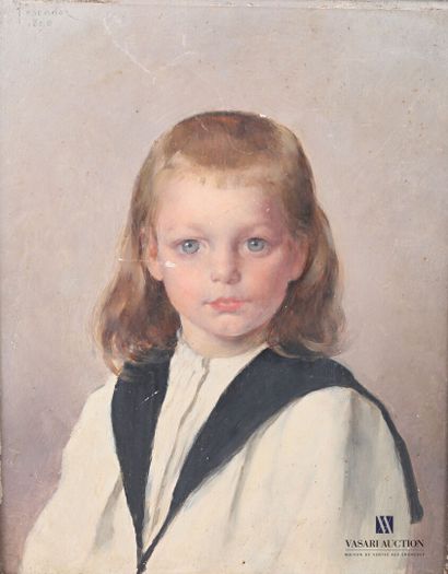 null PESCADON (XIXème siècle)

Portrait d'enfant 

Huile sur panneau

Signée et datée...