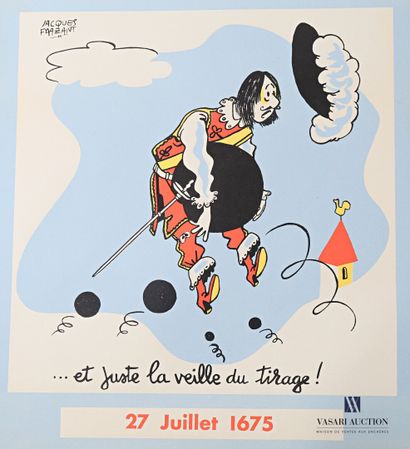 null Lot of two National Lottery posters including :

-A "Turenne" poster. 1957....