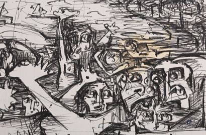 null REJAS Pablo (XXème siècle)

Lot de neuf dessins au stylo sur papier comprenant...