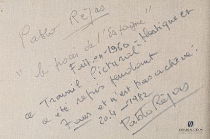 null REJAS Pablo (XXème siècle)

Le Procès de l'Espagne 

Huile sur toile 

Signée...