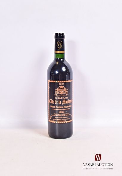 null 1 bouteille	Château CÔTE DE LA MOULEYRE	St Emilion GC	2001

	Et. à peine tachée...