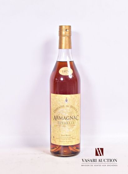 null 1 bouteille	Armagnac TÉNARÈZE mise Domaine du Moura (Jean Réon Prop).		1974

	Mis...