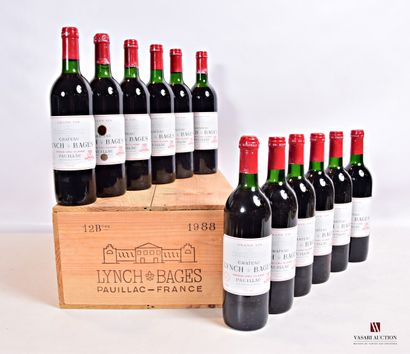 12 bouteilles	Château LYNCH BAGES	Pauillac...