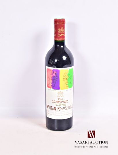 null 1 bottleChâteau MOUTON ROTHSCHILDPauillac 1er GCC2001

	And. Robert Wilson,...