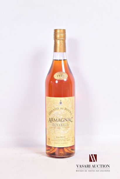 null 1 bouteille	Armagnac TÉNARÈZE mise Domaine du Moura (Jean Réon Prop).		1985

	Mis...