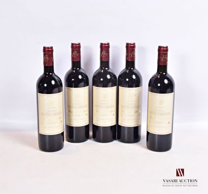 null 5 bouteilles	Château HAUTS CABROLES	Bordeaux Supérieur	1998

	Présentation et...