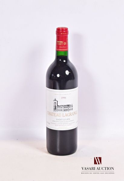 null 1 bouteille	Château LAGRANGE	St Julien GCC	1996

	Présentation et niveau, i...