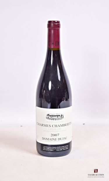 null 1 bouteille	CHARMES CHAMBERTIN GC mise Domaine Dujac		2007

	Présentation et...