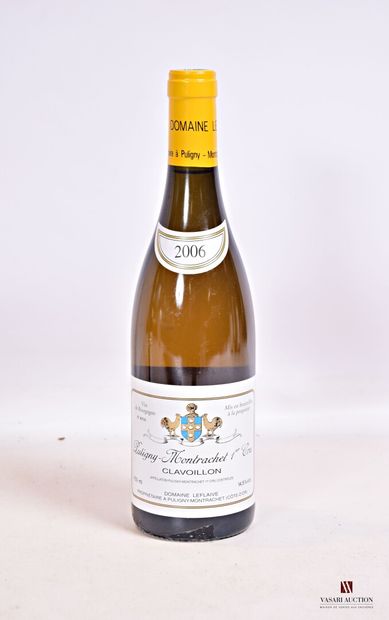 null 1 bouteille	PULIGNY MONTRACHET 1er Cru Clavoillon mise Domaine Leflaive		2006

	Présentation,...