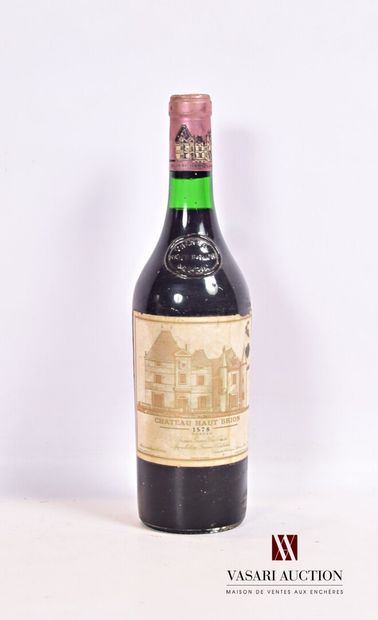 null 1 bouteille	Château HAUT BRION	Graves 1er GCC	1978

	Et. fanée, tachée et un...